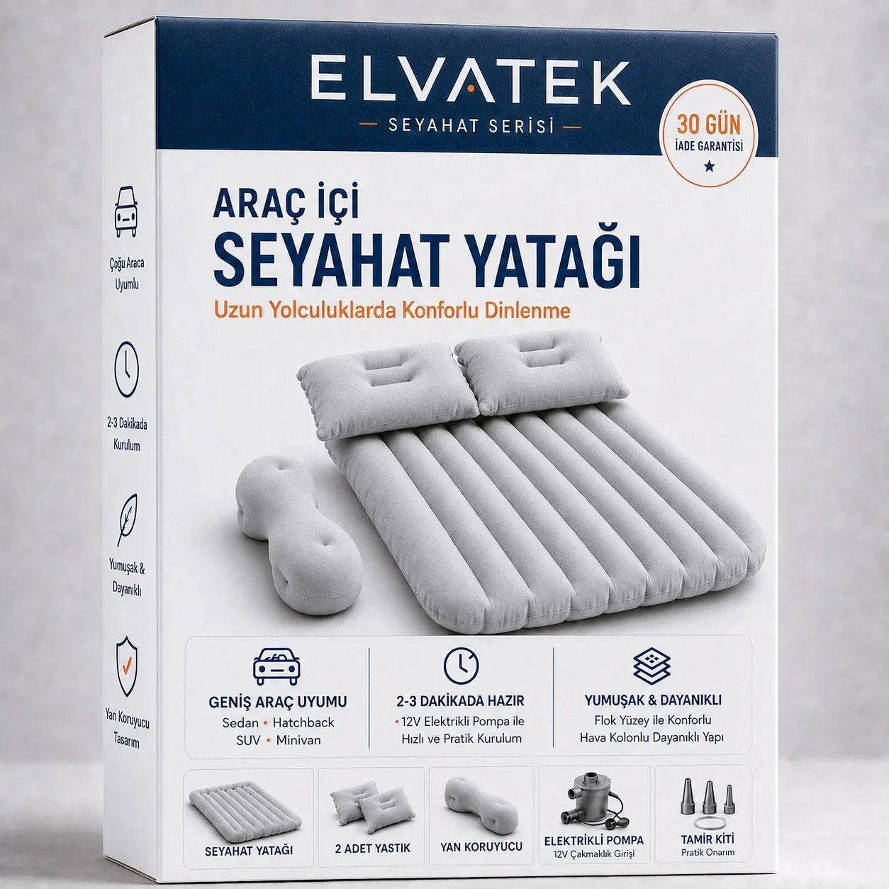 Araç İçi Seyahat Yatağı